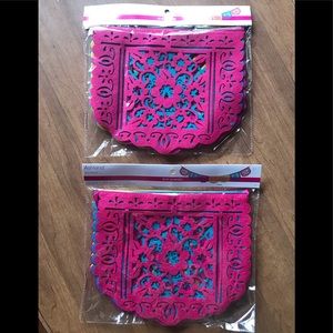 (Two)Ashland brand felt banners, Day of the Dead